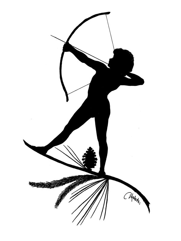 Gottliche Jugen的插图由KW Diefenbach 作者 卡尔·威廉·迪芬巴赫