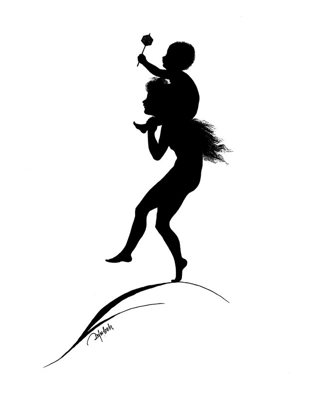 Gottliche Jugen的插图由KW Diefenbach 作者 卡尔·威廉·迪芬巴赫