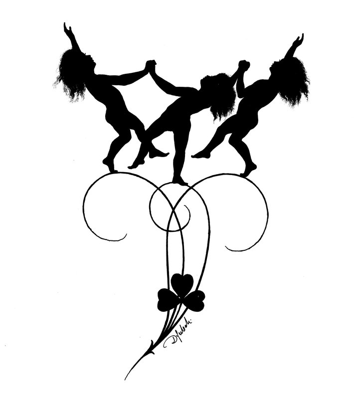 Gottliche Jugen的插图由KW Diefenbach 作者 卡尔·威廉·迪芬巴赫