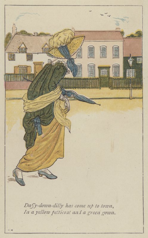 Daffy-down-dilly来到了城里 作者 凯特·格林威（Kate Greenaway）