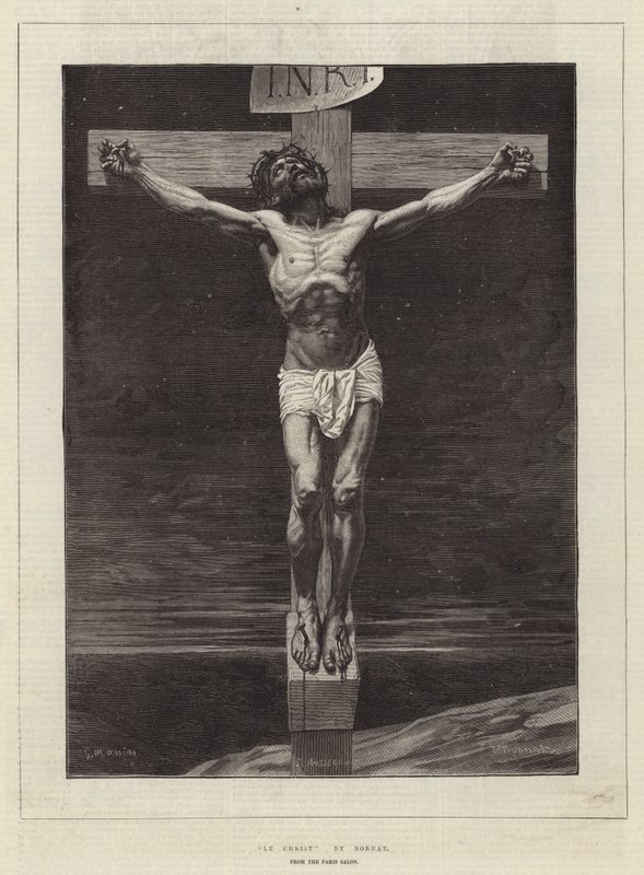 Le Christ，来自巴黎沙龙 作者 莱昂·约瑟夫·弗洛伦汀·波纳特