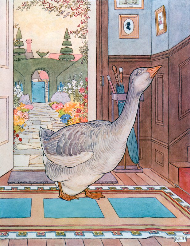 Goosey，Goosey Gander 作者 伦纳德·莱斯利·布鲁克