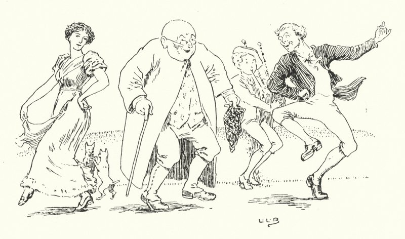汤姆他是一个吹笛人的儿子（雕刻）。 作者 伦纳德·莱斯利·布鲁克