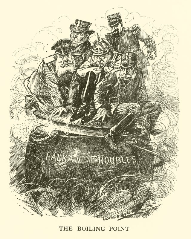 “沸点”，1925年查尔斯·L·格雷夫斯的“先生英国历史”中的插图 作者 伦纳德·雷文·希尔