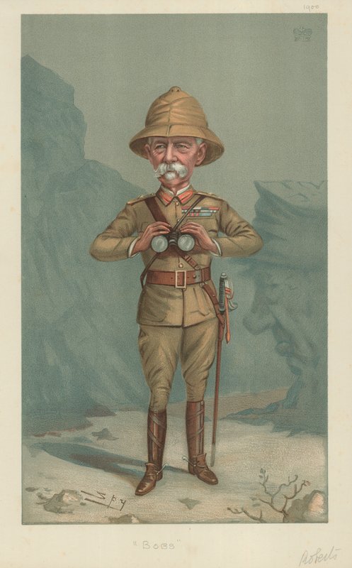 陆军元帅Lord Roberts，Bobs，1900年6月21日，名利场漫画 作者 莱斯利·马修·沃德