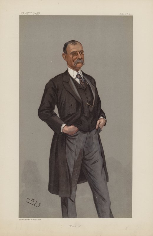 Frederick Treves，Freddie，1900年7月19日，Vanity Fair漫画（chromolitho） 作者 莱斯利·马修·沃德