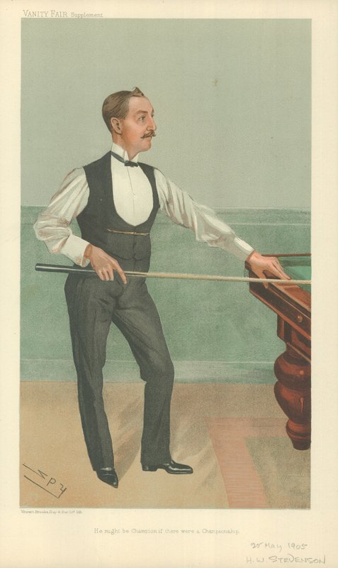 Harry W Stevenson，如果有冠军，他可能会成为冠军，1905年5月25日，名利场漫画 作者 莱斯利·马修·沃德