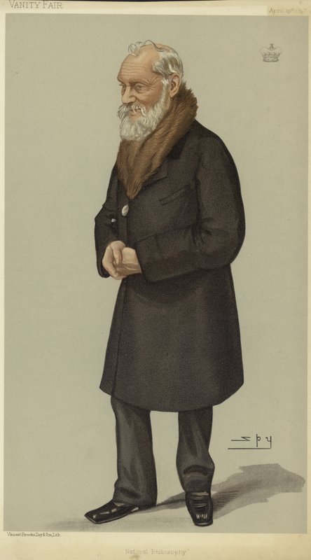 William Thomson，Baron Kelvin的肖像 作者 莱斯利·马修·沃德