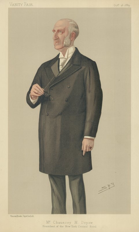 Hon Cauncey Mitchell Depew 作者 莱斯利·马修·沃德