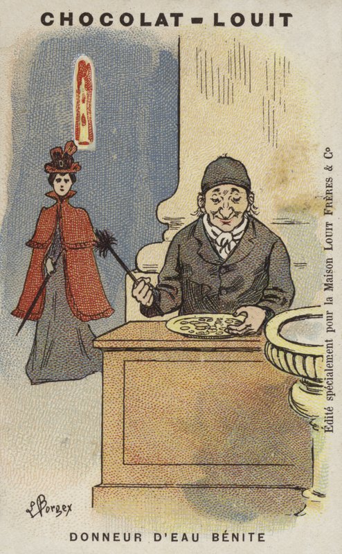 贝尼特供水者（chromolitho） 作者 路易·博格克斯