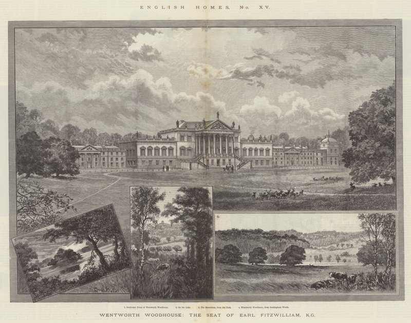 Wentworth Woodhouse，Earl Fitzwilliam，KG的所在地 作者 路易·韦恩