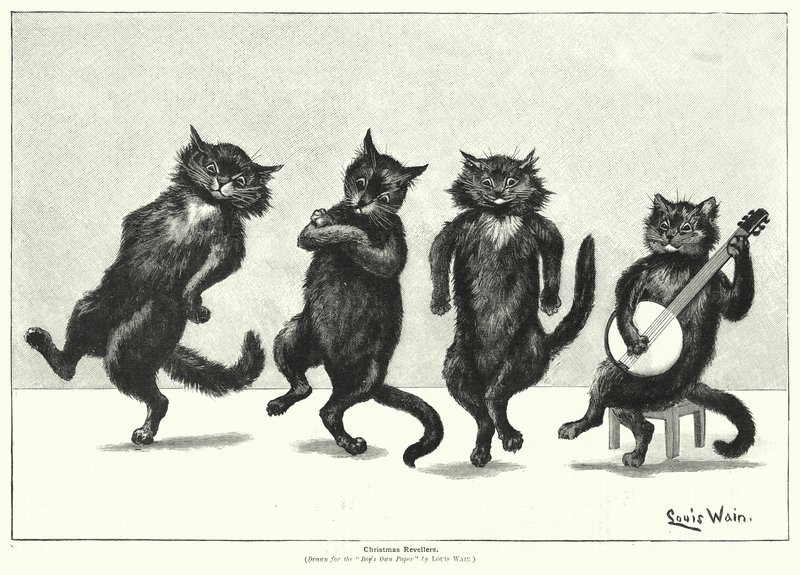 猫咪跳舞（平版） 作者 路易斯（后）温