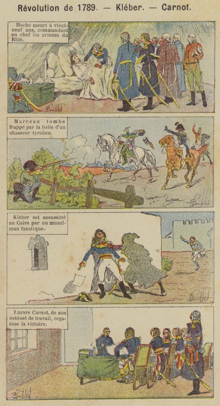 1789年革命，克莱伯，卡诺（彩色平印）。 作者 路易斯·查尔斯（后）轰炸