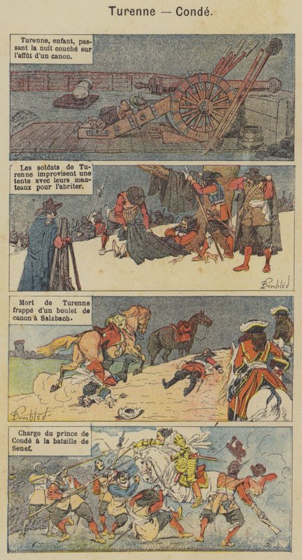 Turenne, Conde（彩色平版印刷）。 作者 路易斯·查尔斯（后）轰炸