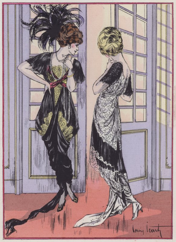 设计师齐默尔曼设计的 1910 年代女装 作者 路易卡特