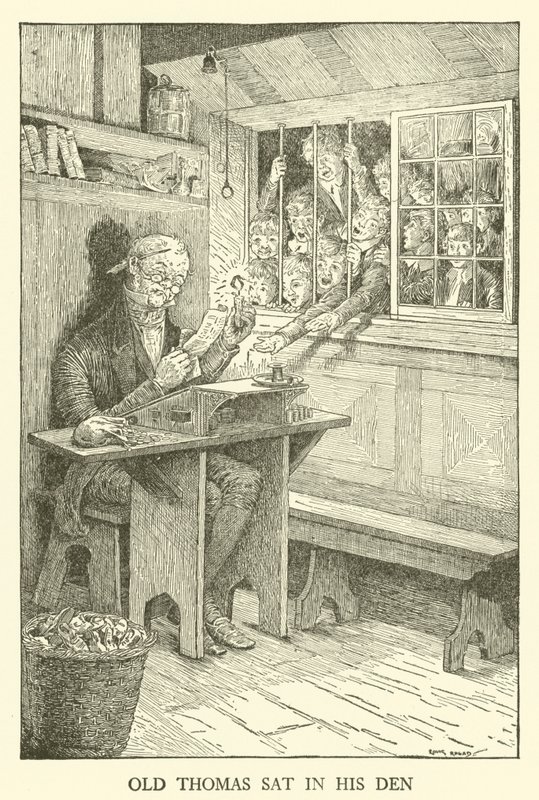汤姆布朗的学校日插图（版画） 作者 路易斯·约翰·黑德