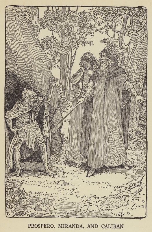 Prospero，Miranda和Caliban 作者 路易斯·约翰·黑德