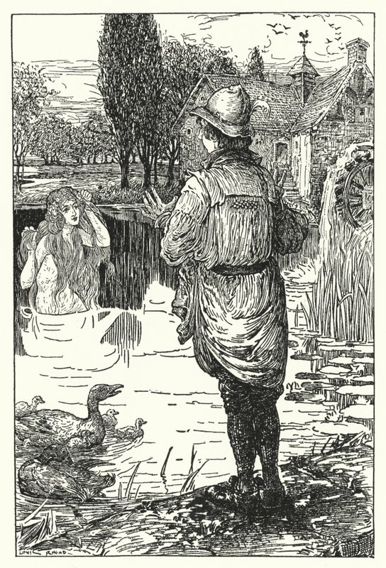 The Water Fairy (litho) 作者 路易斯·约翰·黑德