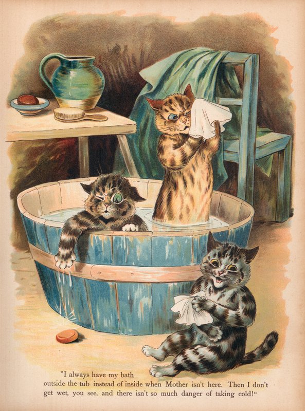 Louis Wain Cats（chromolitho） 作者 路易·韦恩
