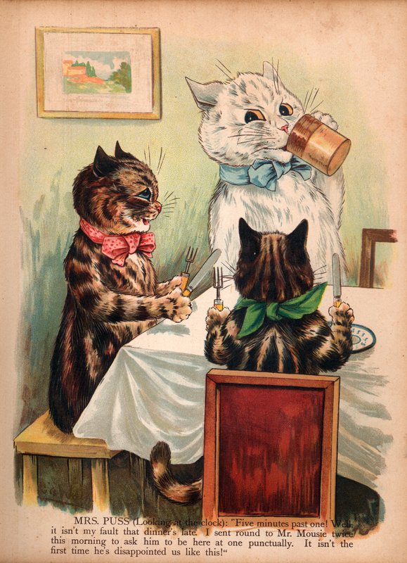 Louis Wain Cats（chromolitho） 作者 路易·韦恩