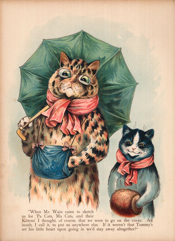 Louis Wain Cats（chromolitho） 作者 路易·韦恩
