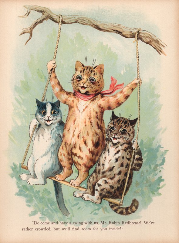 Louis Wain Cats（chromolitho） 作者 路易·韦恩