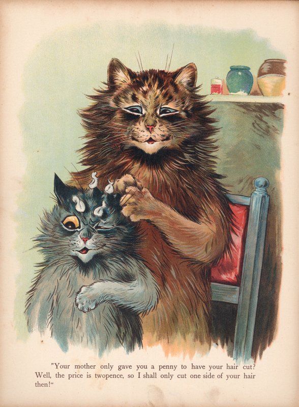 Louis Wain Cats（chromolitho） 作者 路易·韦恩
