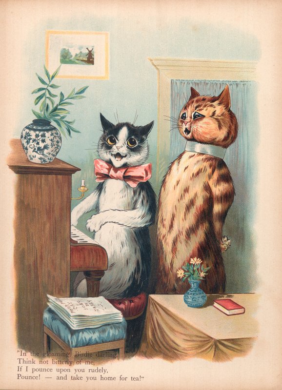 Louis Wain Cats（chromolitho） 作者 路易·韦恩