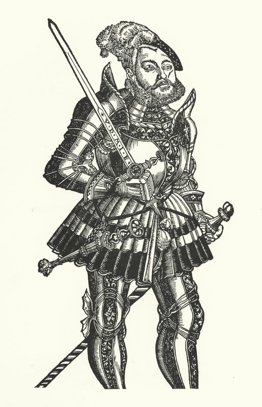 约翰-弗雷德里克一世，萨克森选帝侯（雕版画 作者 老卢卡斯（继克拉纳赫之后）