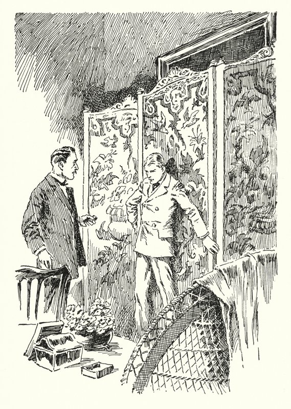 奥斯卡·王尔德的《道林·格雷的画像》插图（石版画） 作者 路易斯·特鲁戈（Lui Trugo）