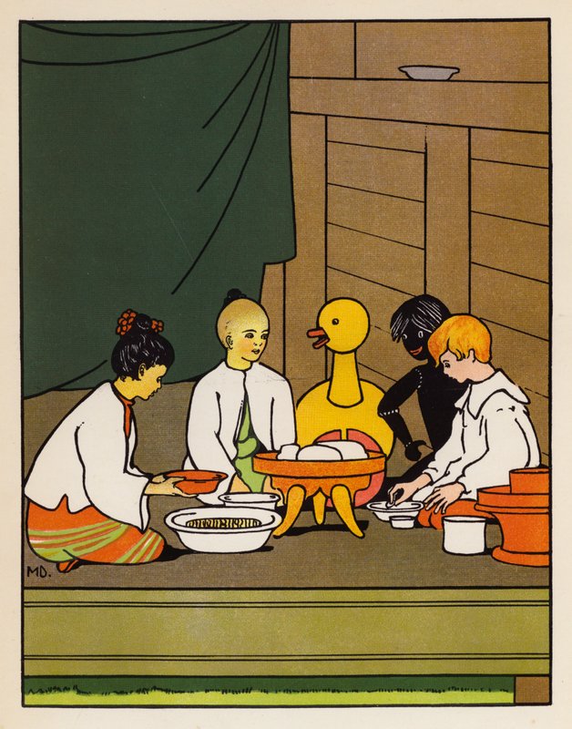 "中饭"（彩色印刷版） 作者 梅布尔·迪尔默