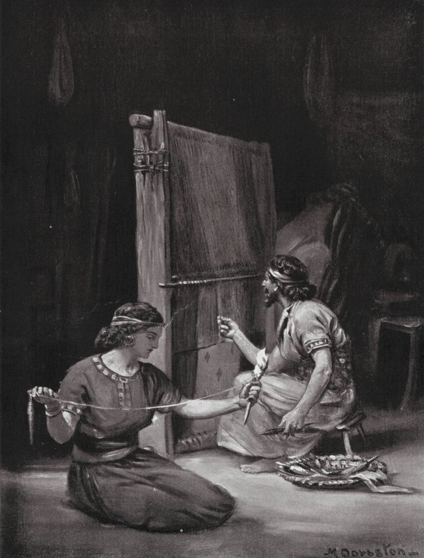 巴比伦织布机（石版画） 作者 玛格丽特（后）多瓦斯顿