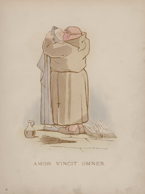Page from the Humours of Cynicus (coloured engraving) 作者 马丁 