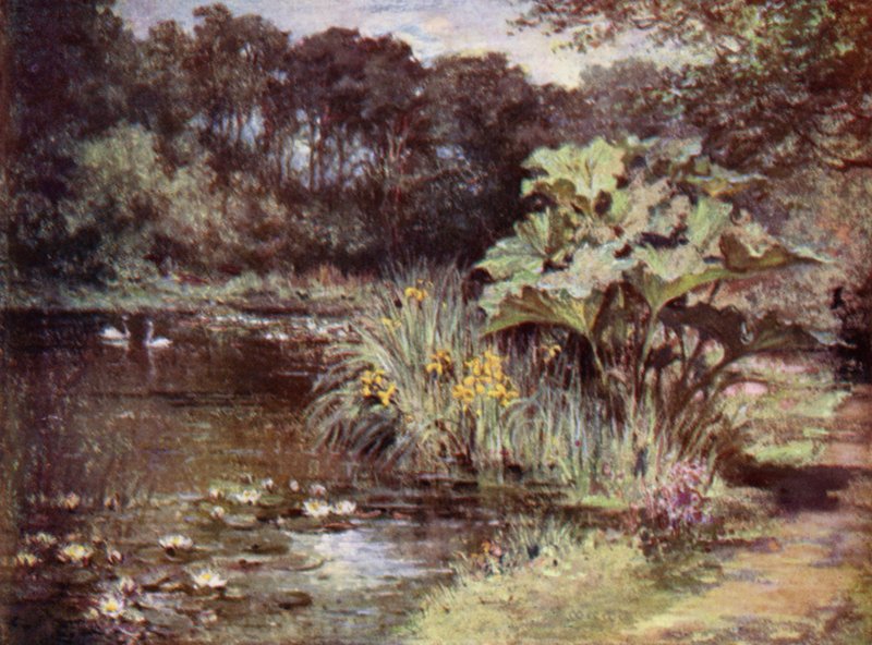 苏格兰花园：Culzean（彩色石版画） 作者 玛丽·乔治娜·韦德·威尔逊