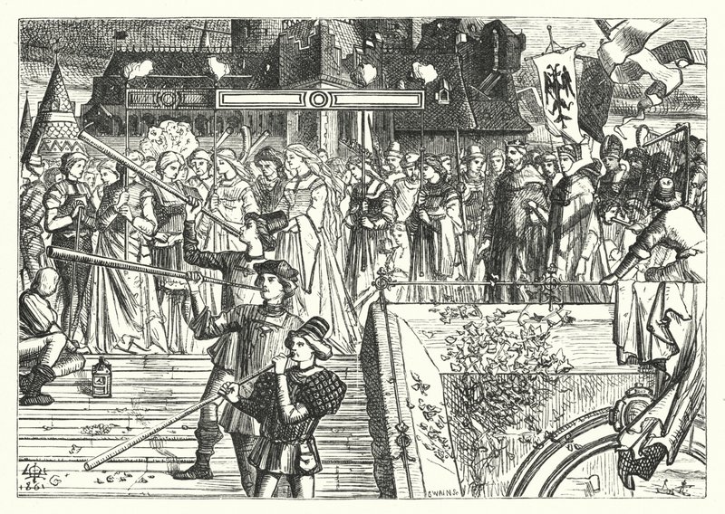 The Dead Bride (engraving) 作者 马修·詹姆斯（马修·詹姆斯）