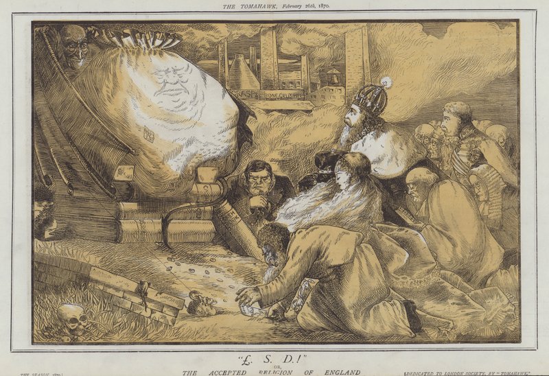 英镑。 S. D. 或，英国公认的宗教（彩色石版画） 作者 马修 