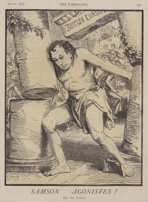 Samson Agonistes（彩色石版画） 作者 马修 