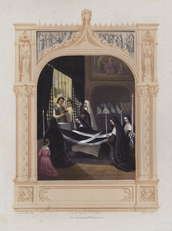 Admission to holy orders (aquatint) 作者 莫里斯·勒卢瓦（Maurice Leloir）
