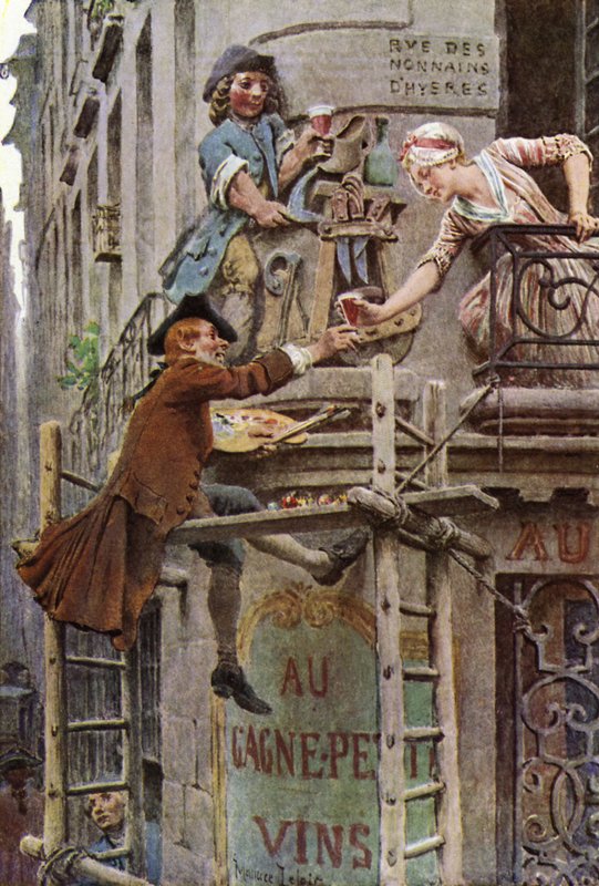 Le Peintre DEnseignes 作者 莫里斯·勒卢瓦（Maurice Leloir）