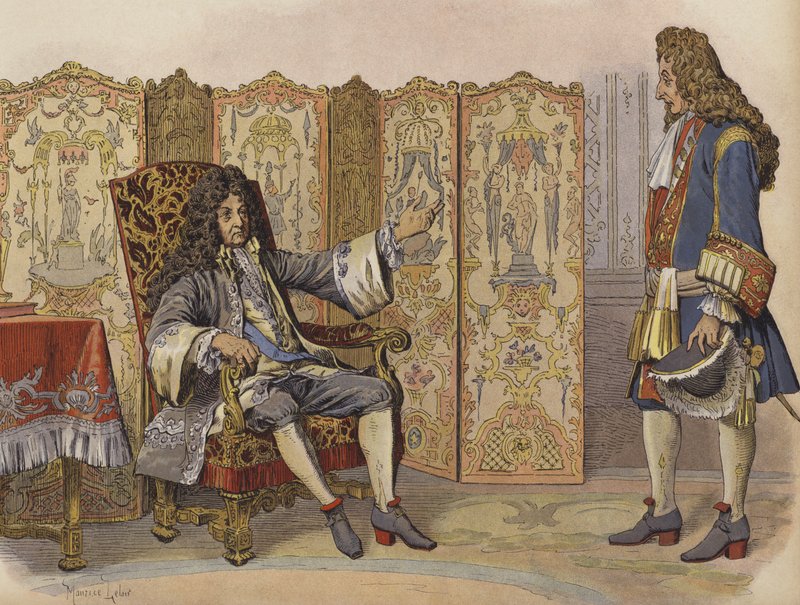 参观Marly的Villars到King Louis XIV 作者 莫里斯·勒卢瓦（Maurice Leloir）
