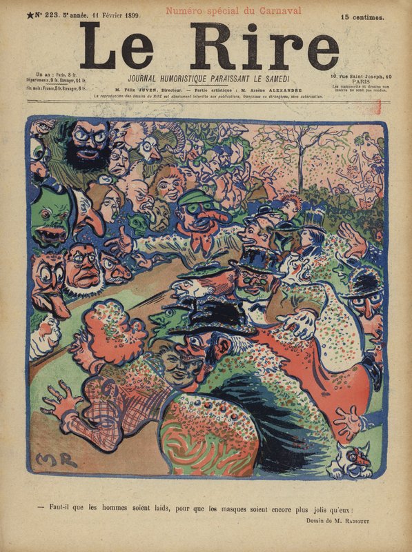 笑的插图 作者 莫里斯·拉迪格（Maurice Radiguet）