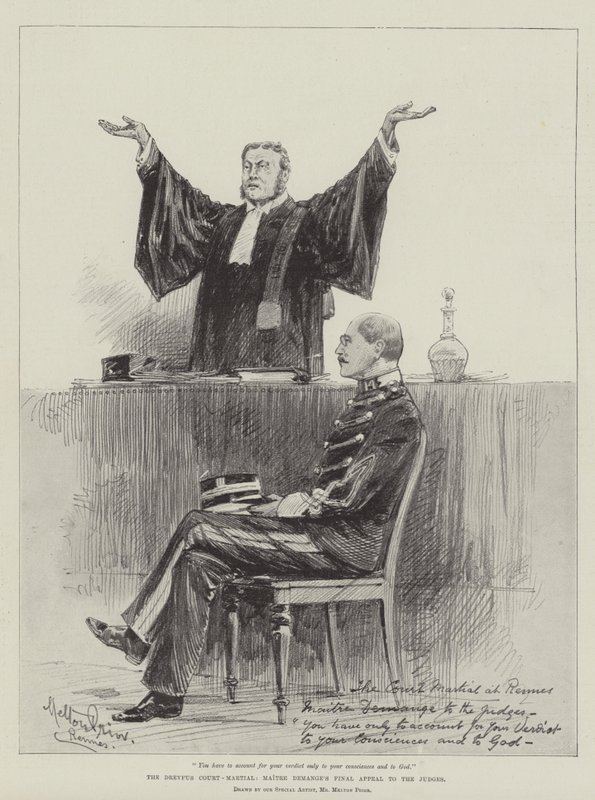 Dreyfus Court-Martial，Maitre Demange对法官的最终上诉 作者 梅尔顿·普里尔