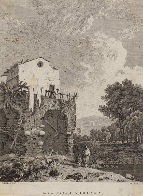 在Villa Adriana，意大利 作者 迈克尔（Michael）1743 1801之后