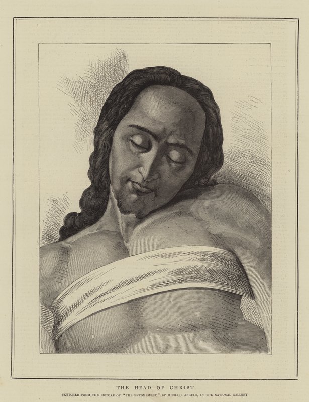 基督的头 作者 米开朗基罗（Michelangelo Buonarroti）