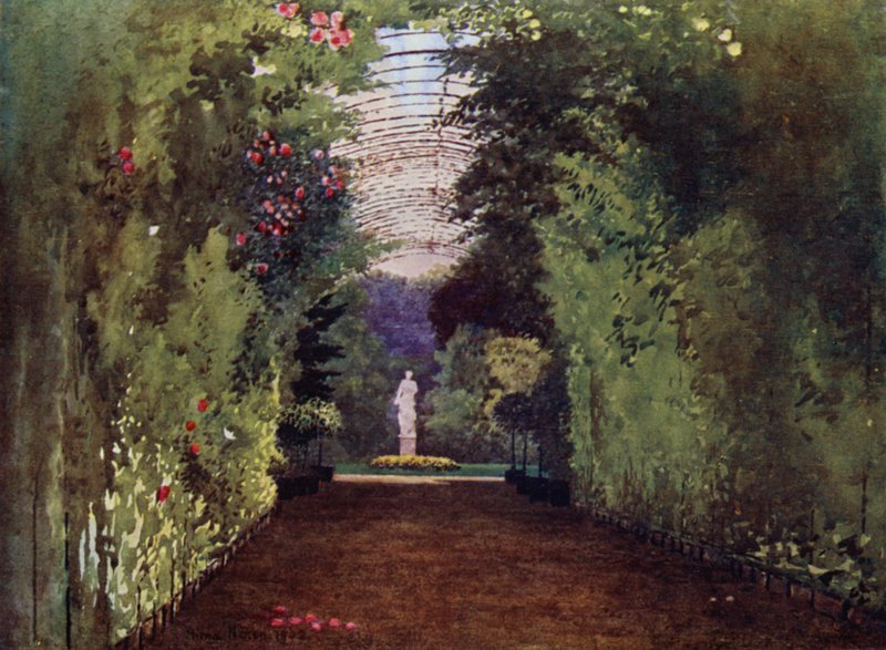 The "Berceau," Het Loo (colour litho) 作者 咪玛·尼克松（Mima Nixon）