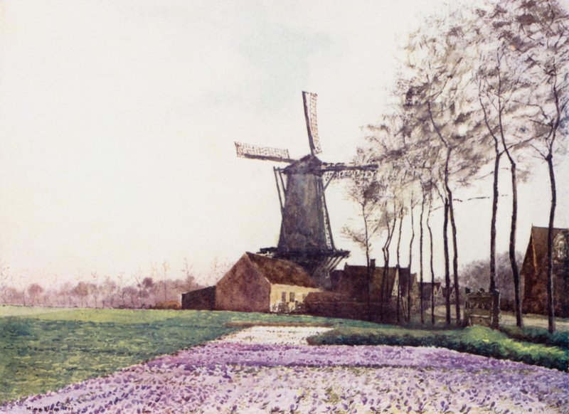 The Promise of Spring (colour litho) 作者 咪玛·尼克松（Mima Nixon）