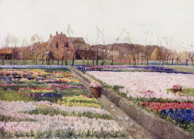 "When Spring unlocks the flowers to paint the laughing soil" (colour litho) 作者 咪玛·尼克松（Mima Nixon）