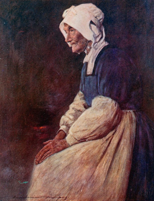 布列塔尼女人 作者 Mortimer Ludington Menpes