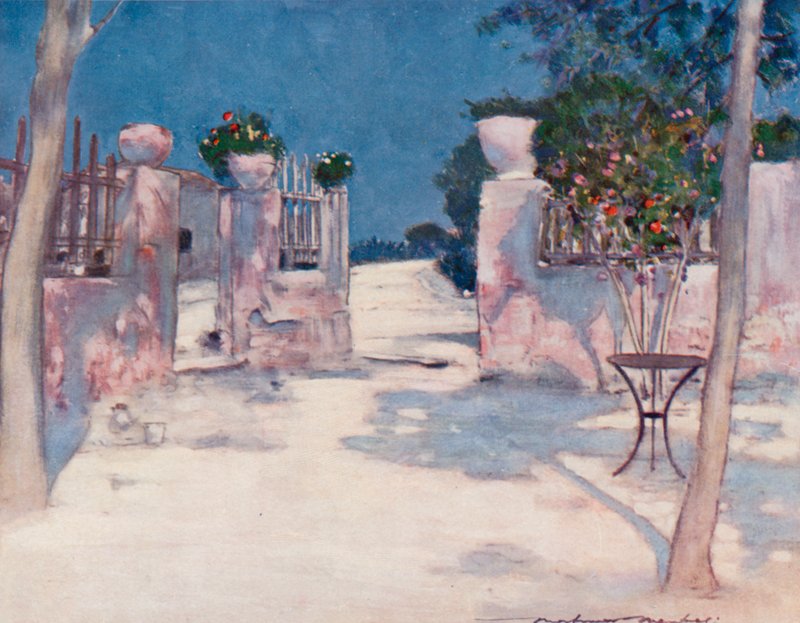 雅典花园 作者 Mortimer Ludington Menpes