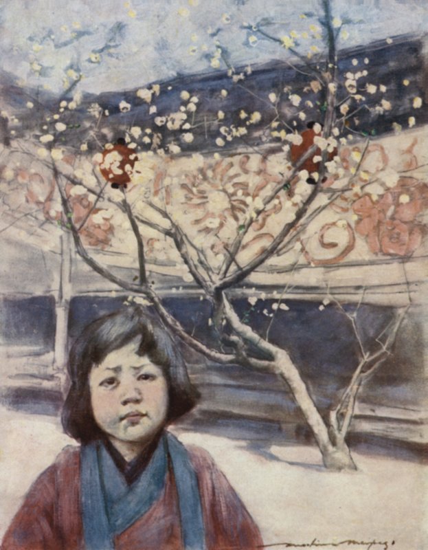 梅花的日本人 作者 Mortimer Ludington Menpes